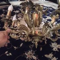 لوستر ۸شاخه برتز اصلی قدیمی فرشته