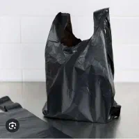 پلاستیک دسته دار مشکی خرده و عمده