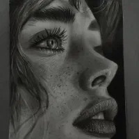 سفارش نقاشی چهره سیاهقلم