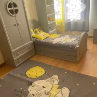 ست سه تیکه روتختی وپرده و فرشینه