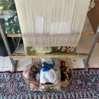 دار قالی با تمامی  وسایل