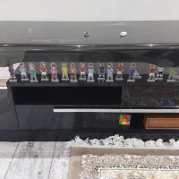 میز تلویزیون چوب و شیشه tempered glass