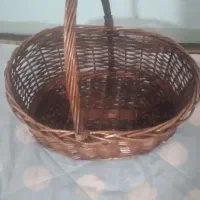 سبد چوبی|صنایع دستی و سایر لوازم تزئینی|بیستون, |دیوار