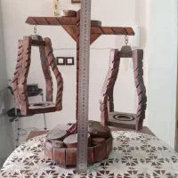 شمعدان چوبی