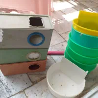 قفس لانه ظرف پرند لونه فنچ و قناری لباس وجلیقه|لوازم جانبی حیوانات|مشهد, جاهد شهر|دیوار