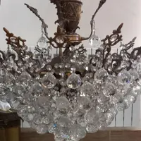 لوستر برنجی 12 شاخه