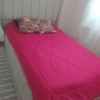 روتختی مشکی صورتی مناسب تخت عرض ۹۰|سرویس روتختی|اسلامشهر, بهرام آباد|دیوار