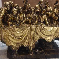 دکوری شام آخر باروکش طلا|مجسمه، تندیس، ماکت|رباطکریم, رباطکریم|دیوار