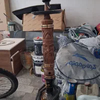 قلیان چوبی طرح رخ