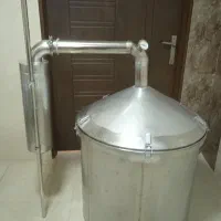 دستگاه تقطیر،گلاب گیری و عرق گیری مدل200L steel