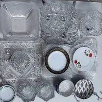 مقداری لوازم خانه ظروف ولوازم دیگر تلفن و