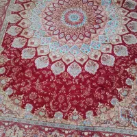 پتوفرش زرشکی ۴ متری|فرش|کرمانشاه, |دیوار