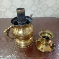 سماور ذغالی برنجی قدیمی