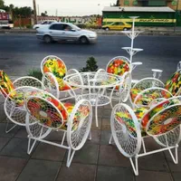 صندلی ومیز ویلایی باغی حیاطی روف گلبرگ جنگل