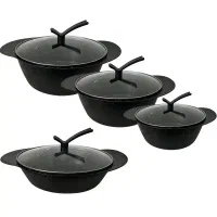 سرویس قابلمه و تابه گرانیت ۸ پارچه