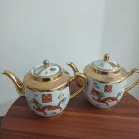 چینی سرمه ای و مرغی قدیمی