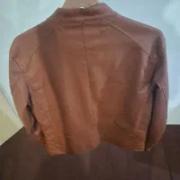 کاپشن چرم صنعتی سایز xL  وزن 60 کیلو اوکیه براش|لباس|محمدیه-قزوین, |دیوار