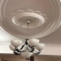 لوستر پنج شاخه|لوستر و چراغ آویز|آستانه اشرفیه, |دیوار