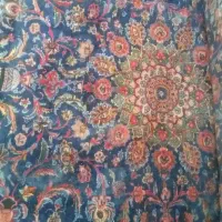 فرش دستباف۱۲متری گوشتی و سالم دوجا جزئی رفومیخواد|فرش|زنجان, |دیوار
