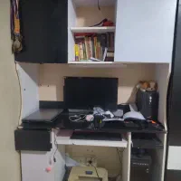 کتابخانه کمد چوبی