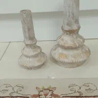 دو عدد گلدون تزئینی
