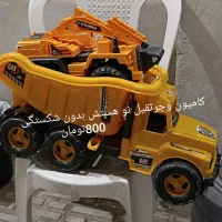 اسباب بازی کامیون وجرثقیل