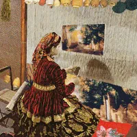 آموزش تابلو فرش بافی