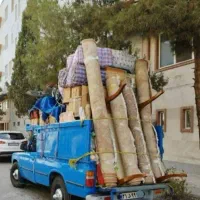 حمل بار باربری وانت تلفنی نیسان داخل شهر شهرستان