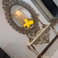 اینه شمعدان برنزی