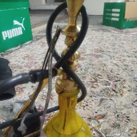قلیون تنه برنجی قدیمی سنگین