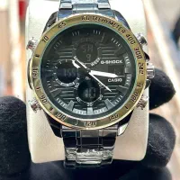 ساعت کاسیو جی شاک دو زمانه موتور ژاپن فلزی Casio|ساعت|اصفهان, احمدآباد|دیوار