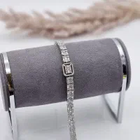 دستبند قلب نقره صورتی پینک مارکیز جواهری ۹۲۰۲|بدلیجات|تبریز, |دیوار