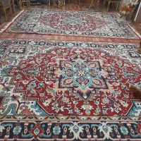 ۱جفت فرش ماشینی|فرش|تبریز, |دیوار