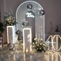 کرایه لوازم جشن تولد بادکنک آرایی ظروف چوبی پروانه