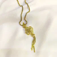 پلاک نقره طرح طلا مدل پنج شیر