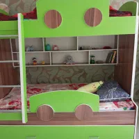 تختخواب دو طبقه همراه با تخت میهمان|تخت و سرویس خواب|کرمانشاه, |دیوار