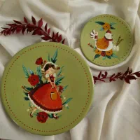 دیوارکوب سفالی کودک (طرح اختصاصی)