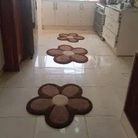 سه عدد فرشینه مدل گل