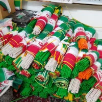 پرچ*م دستی با نی ایران