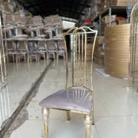 صندلی دست دوم آبکاری مدل سحر/صندلی تالار،رستوران