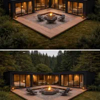 ویلا ۲۰۰ متری یک ساله دو خواب سنددار به قیمت