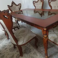 میز نهار خوری ۶نفره سلطنتی|میز و صندلی غذاخوری|بیرجند, |دیوار