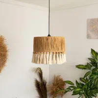 آموزش جامع تولید لوستر و آینه ی رافیا