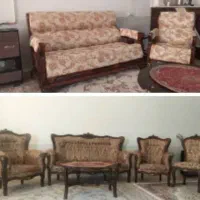 فروش دو دست مبل نه نفره وهفت نفره