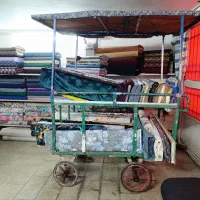 گاری چهار چرخ|ابزارآلات|قم, قلعه کامکار|دیوار