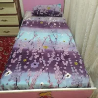 یک عددتخت خواب دخترانه همراه باتشک|تخت و سرویس خواب|اهواز, کمپلو شمالی|دیوار