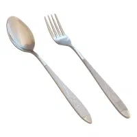 قاشق چنگال و کارد وچنگال نیوهوم مدل گل میخک