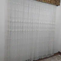 پرده گیپور با کتیبه و کرکره ای فلزی اشپزخانه|پرده، رانر، رومیزی|گرگان, |دیوار