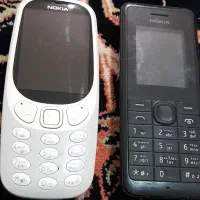 دوعدد گوشی نوکیا اصلی ۳۳۱۰ و۱۰۷