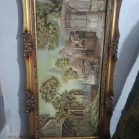 تابلو ترمه با قدمت حدود 20سال